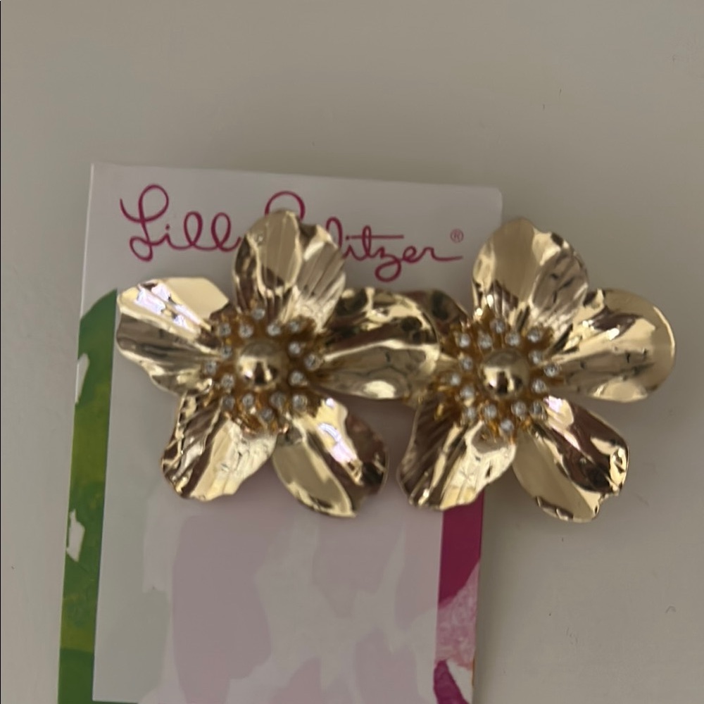 Lilly Pulitzer Gold earrings